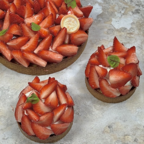 La tarte aux fraises